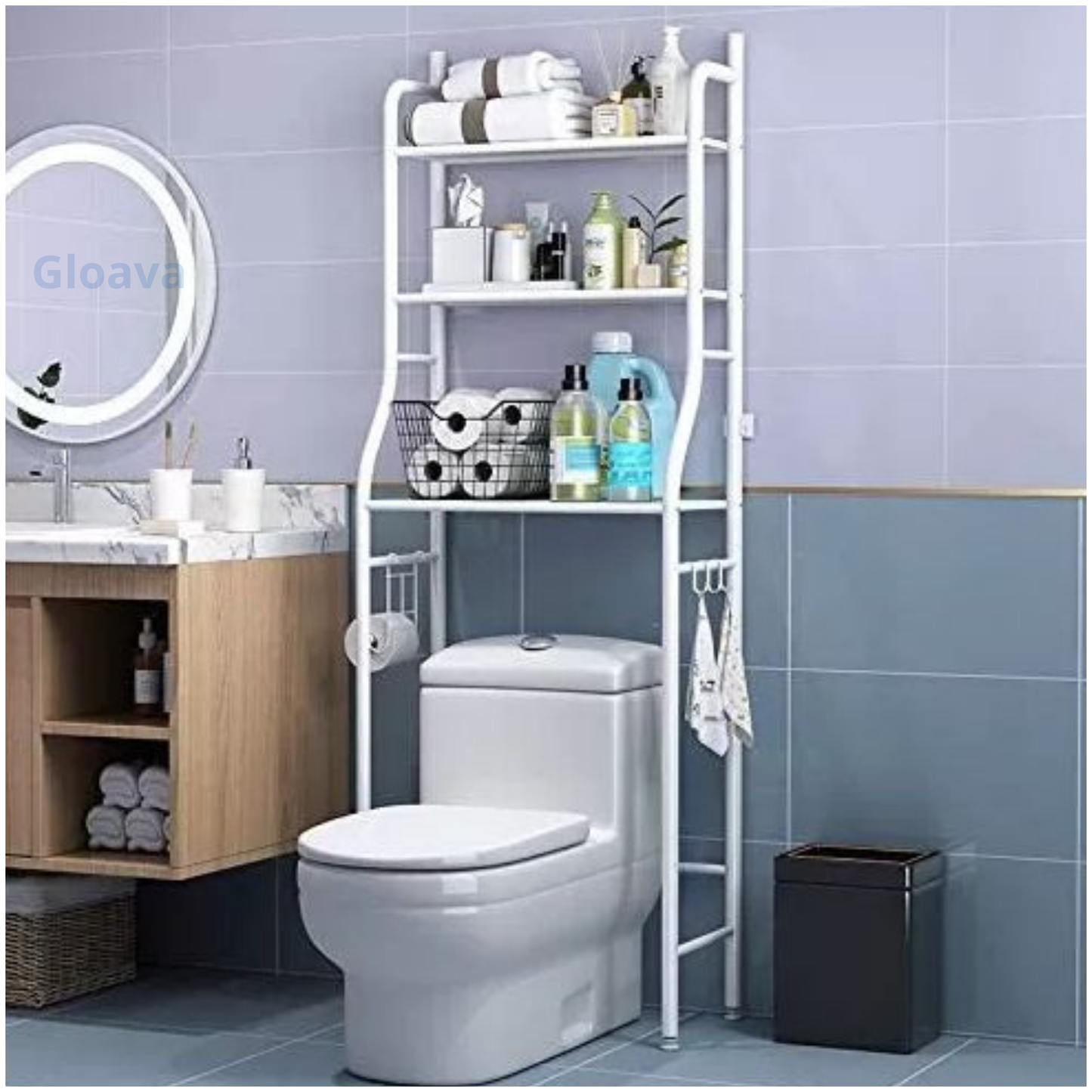 Organisateur de bain gain de place
