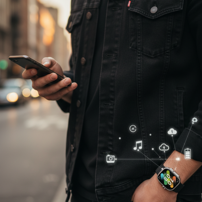 كومبو 3 في 1: ساعة وسماعات ومكبر صوت (D99 PLUS).