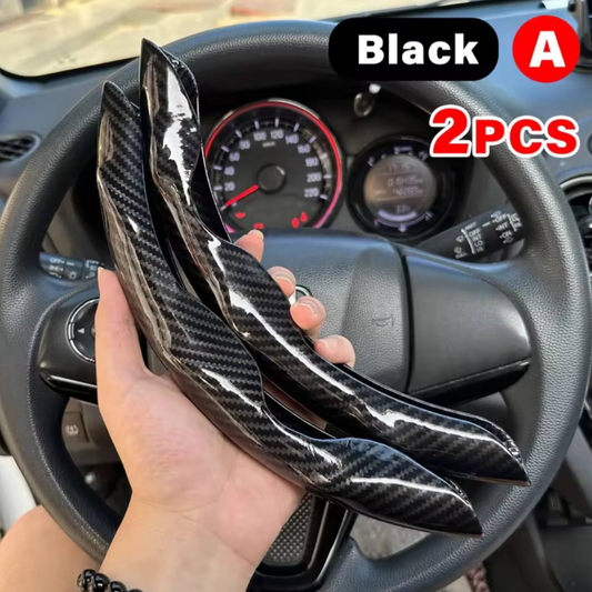 غطاء مقبض عجلة القيادة (2 قطعة) - ألياف الكربون الرياضي