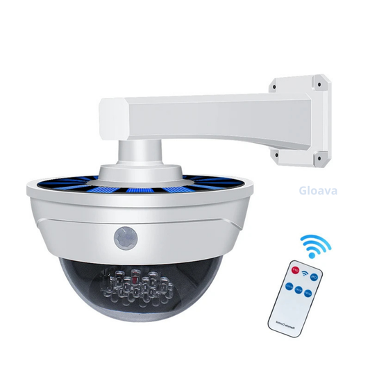 Lampe de surveillance solaire en forme de caméra