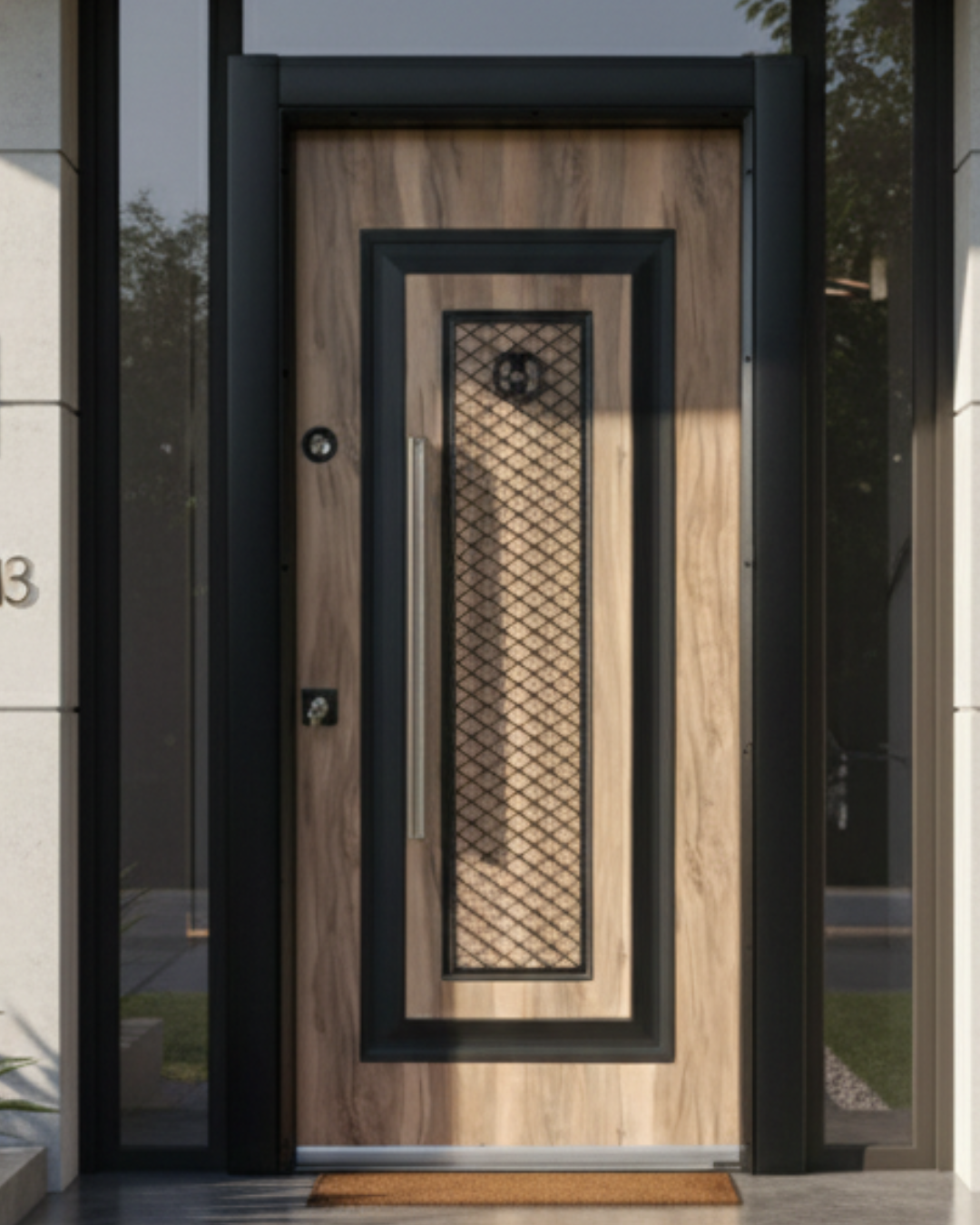 Portes blindées en bois sculpté | Un chef-d'œuvre artistique pour protéger votre maison