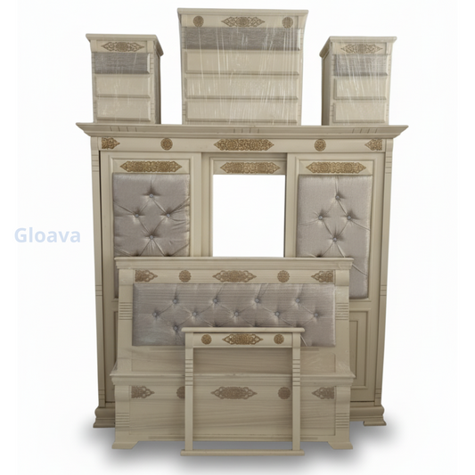Kit de Chambre Classique et Élégant pour Jeunes Mariés | Bois de Rojo